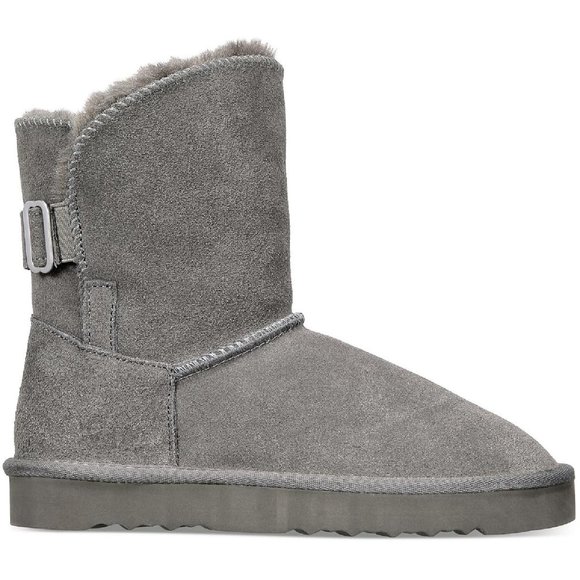 Style &Co Women's Teenyy Cold-Weather Booties Grey 8M B4HP - Picture 2 of 3